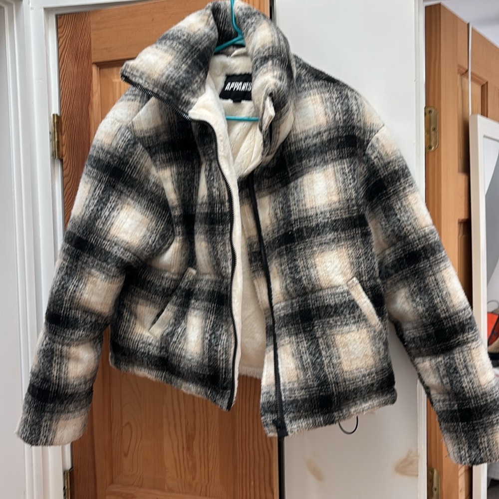 Apparis plaid coat
